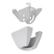VOGELS plafondplaat PFA9010