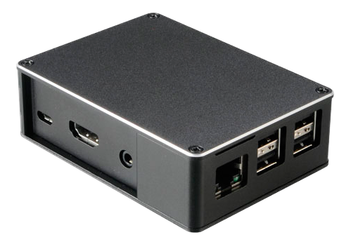 AKASA Pi Alu Case. Pi3 ModelB/ Pi2 ModelB/ Pi1 Model B+ Asus Tinker Boar (A-RA02-M1B)