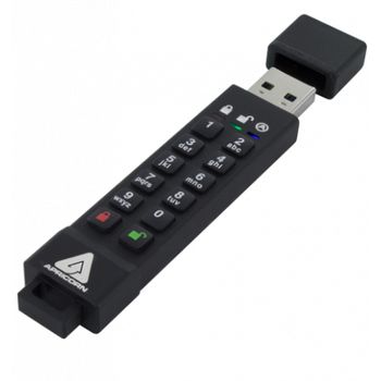 APRICORN 64GB Secure USB 3.0 256-bit (ASK3Z-64GB)