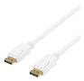 DELTACO DisplayPort cable White 50cm