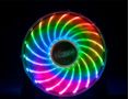 AKASA Vegas X7 RGB LED, 120mm Fläkt 120 x 120 x 25mm, 1200 RPM, 41,9 CFM, 23,2 dBA, 3pin fan, 4pin RGB