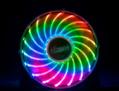 AKASA Vegas X7 RGB LED, 120mm Fläkt 120 x 120 x 25mm, 1200 RPM, 41,9 CFM, 23,2 dBA, 3pin fan, 4pin RGB