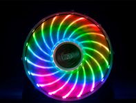 AKASA Vegas X7 RGB LED, 120mm Fläkt 120 x 120 x 25mm, 1200 RPM, 41,9 CFM, 23,2 dBA, 3pin fan, 4pin RGB (AK-FN093)
