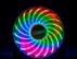 AKASA Vegas X7 RGB LED, 120mm Fläkt 120 x 120 x 25mm, 1200 RPM, 41,9 CFM, 23,2 dBA, 3pin fan, 4pin RGB