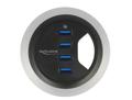 DELOCK In-Desk Hub 4 Port USB 3.0