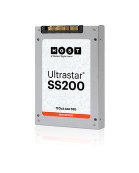 WESTERN DIGITAL Ultrastar SS200 3.84TB SAS 12Gb/s Crypto-E SSD 1DW/D 2,5Inch 15mm SDLL1MLR-038T-CCA1 (0TS1404)
