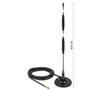 DELOCK LTE Antenna SMA plug 7 dBi fixed omnidirectional with magnetic