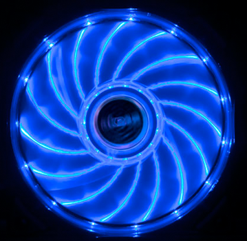 AKASA Vegas LED Lüfter, blau - 120mm (AK-FN091-BL)
