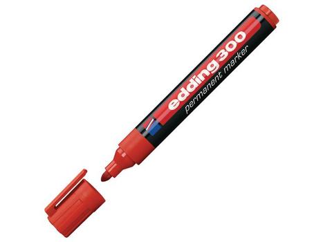 EDDING Merkepenn EDDING 300 rund rød (4-300002*10)