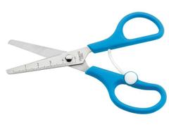 WESTCOTT Saks barn 15cm med fjæring blå