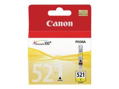 CANON n CLI-521 Y - 2936B001 - 1 x Yellow - Ink tank - For PIXMA iP3600,iP4700,MP540,MP550,MP560,MP620,MP630,MP640,MP980,MP990,MX860,MX870