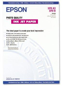 Epson Matte Photo Quality Ink Jet Paper A3+ 100 ark 105 g/m² (C13S041069)