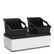 BELKIN Store and Charge Go with portable trays - Laddningsstation - 120 Watt - utgångskontakter: 10