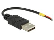 Delock USB-kabel - 2x åpen kabel - 10 cm - for Raspberry Pi
