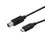 STARTECH StarTech.com USB C to USB B Printer Cable - 1.6 ft / 0.5m - USB C Printer Cable - USB C to USB B Cable - USB Type C to Type B (USB2CB50CM) - USB cable - USB-C (M) to USB Type B (M) - Thunderbolt 3 / U