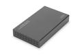 DIGITUS Externes Gehäuse DIGITUS 3,5"" SATA III SSD/HDD Alu schwarz