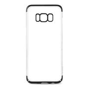 PURO Verge Crystal Cover - Baksidedeksel for mobiltelefon - polykarbonat - gjennomsiktig - for Samsung Galaxy S8+