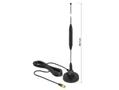 DELOCK GSM Antenna SMA plug 3.5 dBi fixed omnidirectional with magnet