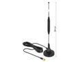 DELOCK GSM Antenna SMA plug 3.5 dBi fixed omnidirectional with magnet