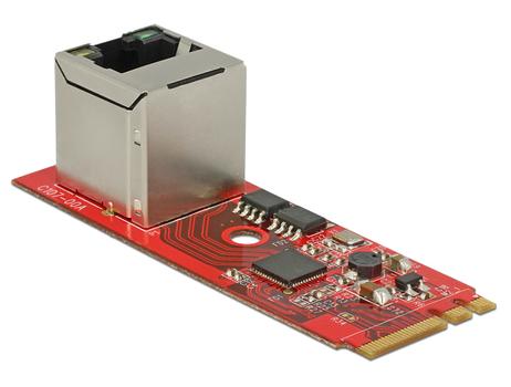 DELOCK 62949 Converter M.2 Key A+E male to 1 x RJ45 Gigabit LAN port (62949)