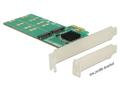 DELOCK 89588 PCI Express-kort till 4 x intern M.2 Key B - Låg Profil