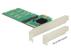 DELOCK 89588 PCI Express-kort till 4 x intern M.2 Key B - Låg Profil