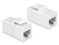 DELOCK 86379 Keystone-modul RJ45-kontakt till RJ45-kontakt Cat.6 UTP v