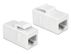 DELOCK 86379 Keystone-modul RJ45-kontakt till RJ45-kontakt Cat.6 UTP v