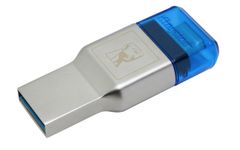 KINGSTON MobileLite Duo 3C - Card reader (microSD, microSDHC UHS-I, microSDXC UHS-I) - USB 3.1 Gen 1 - for Apple MacBook (Early 2015, Early 2016, Mid 2017), MacBook Air (Late 2018), MacBook Pro (Late  (FCR-ML3C)