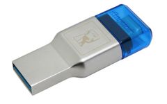 KINGSTON MobileLite Duo 3C - Card reader (microSD, microSDHC UHS-I, microSDXC UHS-I) - USB 3.1 Gen 1 - for Apple MacBook (Early 2015, Early 2016, Mid 2017), MacBook Air (Late 2018), MacBook Pro (Late 