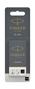 PARKER Quink Long Ink Refill Cartridge for Fountain Pens Black (Pack 10) - 1950206