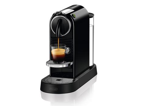 DELONGHI Nespresso CitiZ kaffemaskin fra DeLonghi®,  Limousine Black 1.0 liter, 2 kaffestørrelser,  automatisk slukkefunksjon,  25 sek oppvarming (EN167.B)