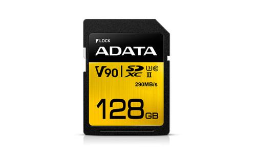 A-DATA 128GB UHS-II-U3,  SD 4.0 (ASDX128GUII3CL10-C $DEL)