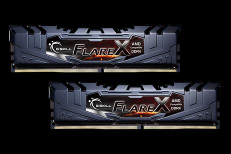 G.SKILL Flare X series - AMD Edition - DDR4 - sett - 16 GB: 2 x 8 GB - DIMM 288-pin - 3200 MHz / PC4-25600 - ikke-bufret (F4-3200C16D-16GFX)