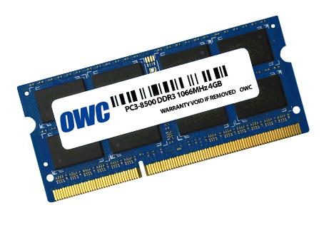 OWC DDR3 - 4 GB -1066 - CL- 7 DR - Single - memory (OWC8566DDR3S4GB) (OWC8566DDR3S4GB)