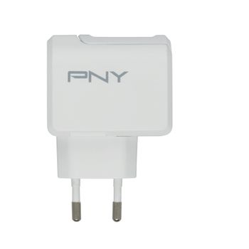 PNY USB-C Vegglader 2.4A m/kabel (P-AC-TC-WEU01-RB)