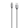 PNY Y - USB cable - USB Type A (M) to 24 pin USB-C (M) - USB 2.0 - 1 m - metallic charcoal (C-UA-TC-CFL20-03)
