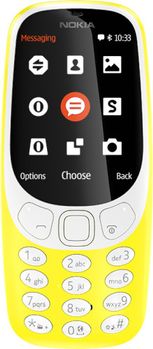 NOKIA 3310 DUAL SIM YELLOW (A00028118 $DEL)