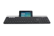 Logitech K780 Multi-Device - tastatur - Storbritannia - hvit Inn-enhet