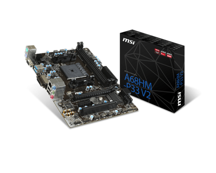 MSI AMD FM2+ A68HM-P33 V2 7895-001 (007895-001R)