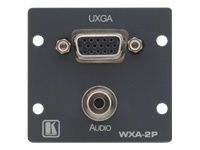 KRAMER WXA-2P Wall Plate Insert ? 15?pin HD & 3.5mm Stereo Audio (85-70580399)