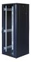 TOTEN G6, 19" floor cabinet, 32U, 600x600, glass front door, black