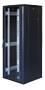 TOTEN G6, 19" floor cabinet, 32U, 600x600, glass front door, black