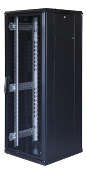 TOTEN G3, 19" golvskåp, 32U, 600x600, perforerad fram/ bakdörr,  svart (G3.6632.9801)