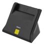 DELTACO UCR-156 Smart card reader, USB, black