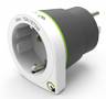 Q2Power maadoitettu matkasovitin, EU - Yhdysvallat, 10A, valkoinen