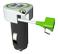 Q2Power Charger Car Type-C 3.1A 2xUSB White/ Black