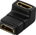 DELOCK HDMI-adapter, 19-pin hona till hona, vinklad