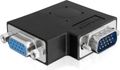 DELOCK VGA Adapter VGA -> VGA St/Bu 90° seitlich