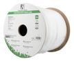 DELTACO Netværkskabel - Cat6a U/UTP - installation kabel - 100m - Hvid